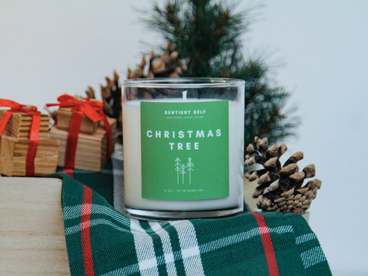 Christmas Tree Holiday Candle