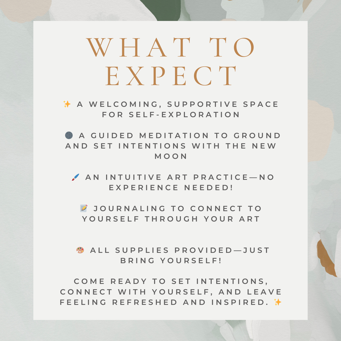 💫  Intuitive Art Making + New Moon Meditation Workshop