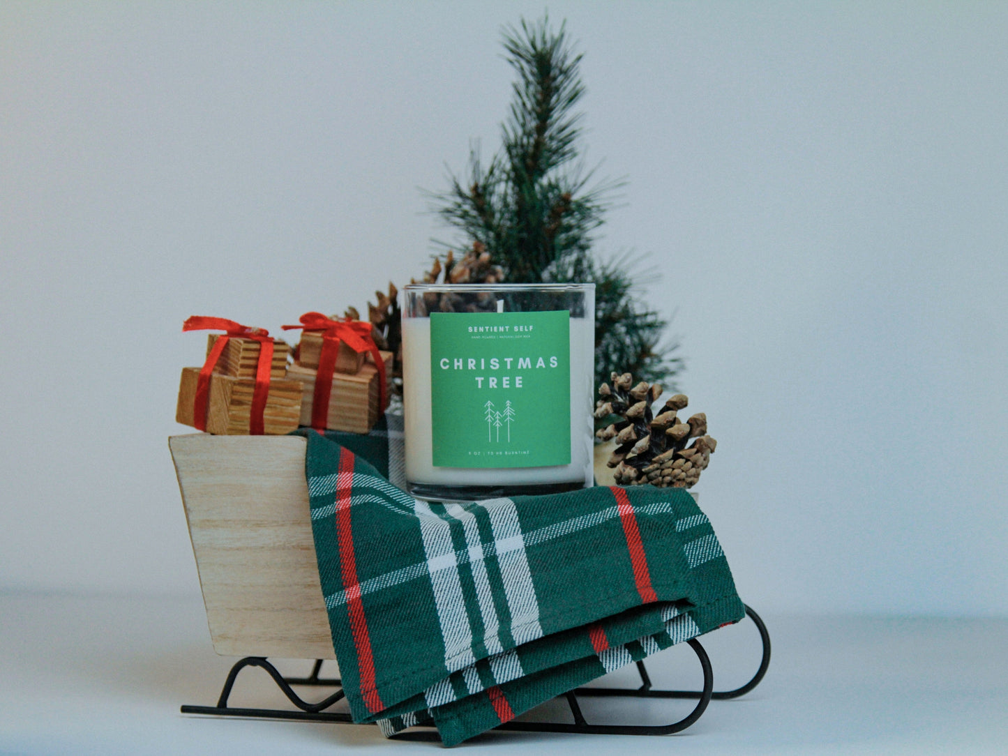 Christmas Tree Holiday Candle