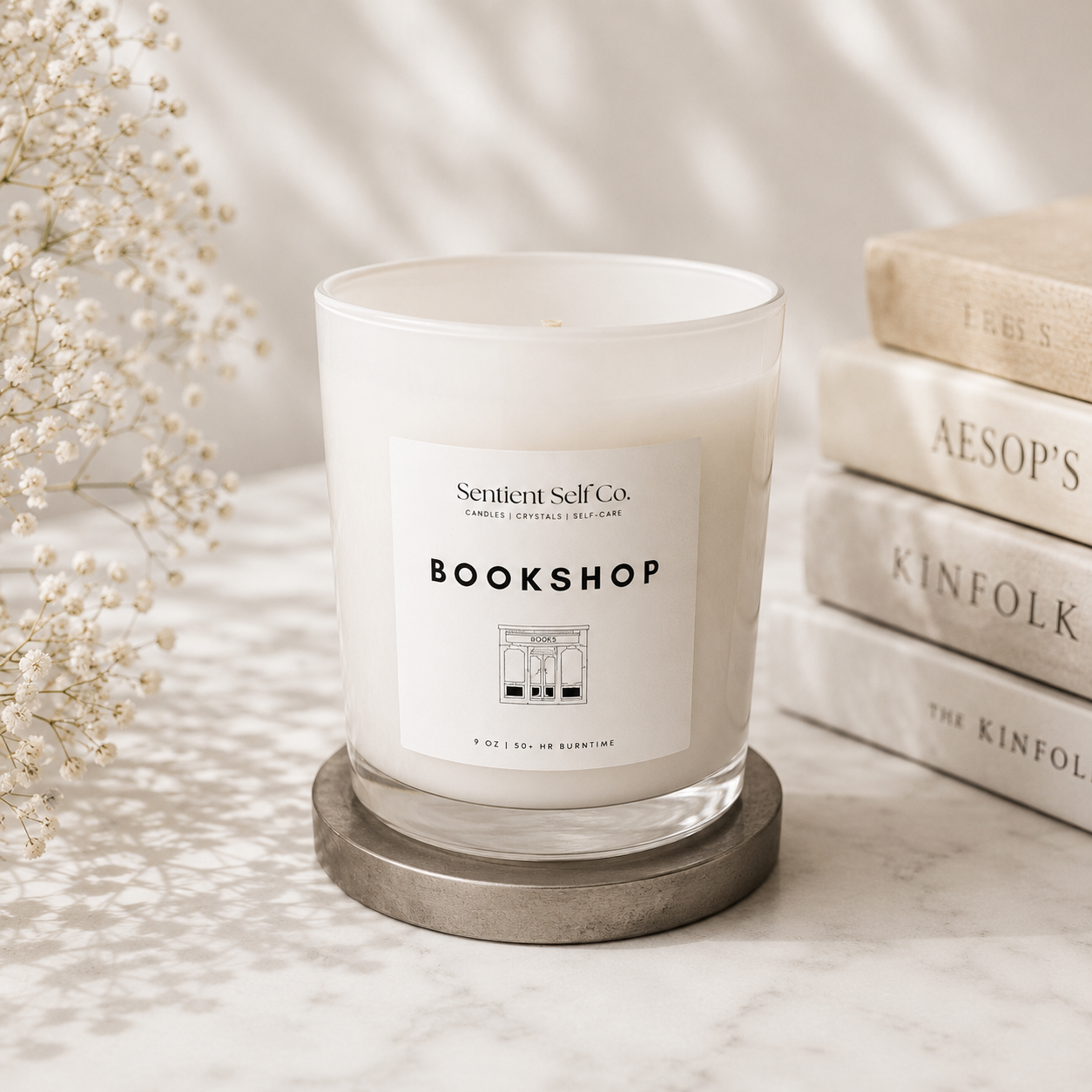 Bookshop Candle