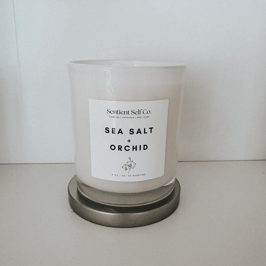 Sea Salt + Orchid Candle