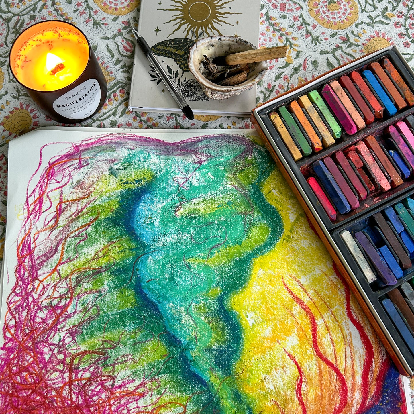 💫  Intuitive Art Making + New Moon Meditation Workshop