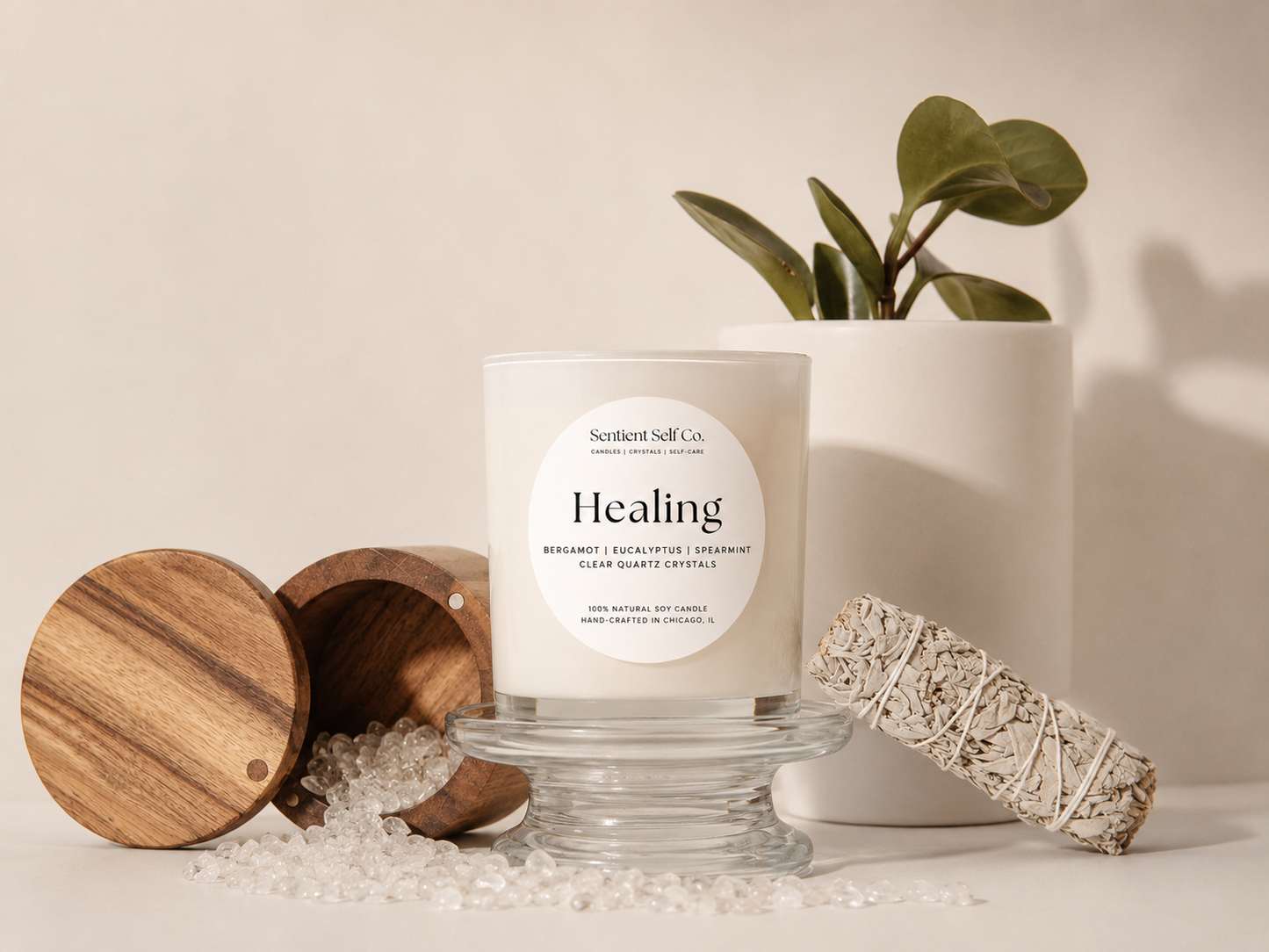 Large Healing Candle