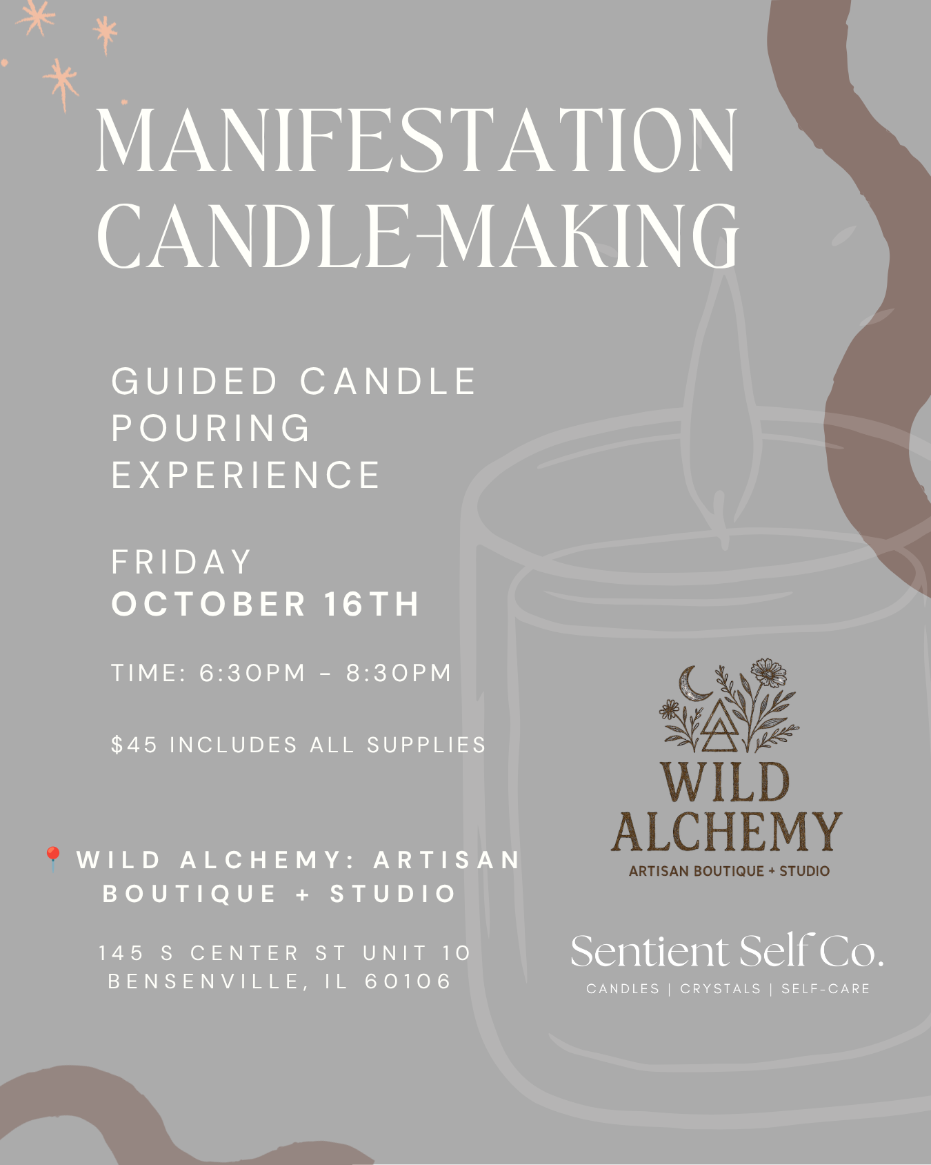 Manifestation Candle-Making Workshop at Wild Alchemy in Bensenville
