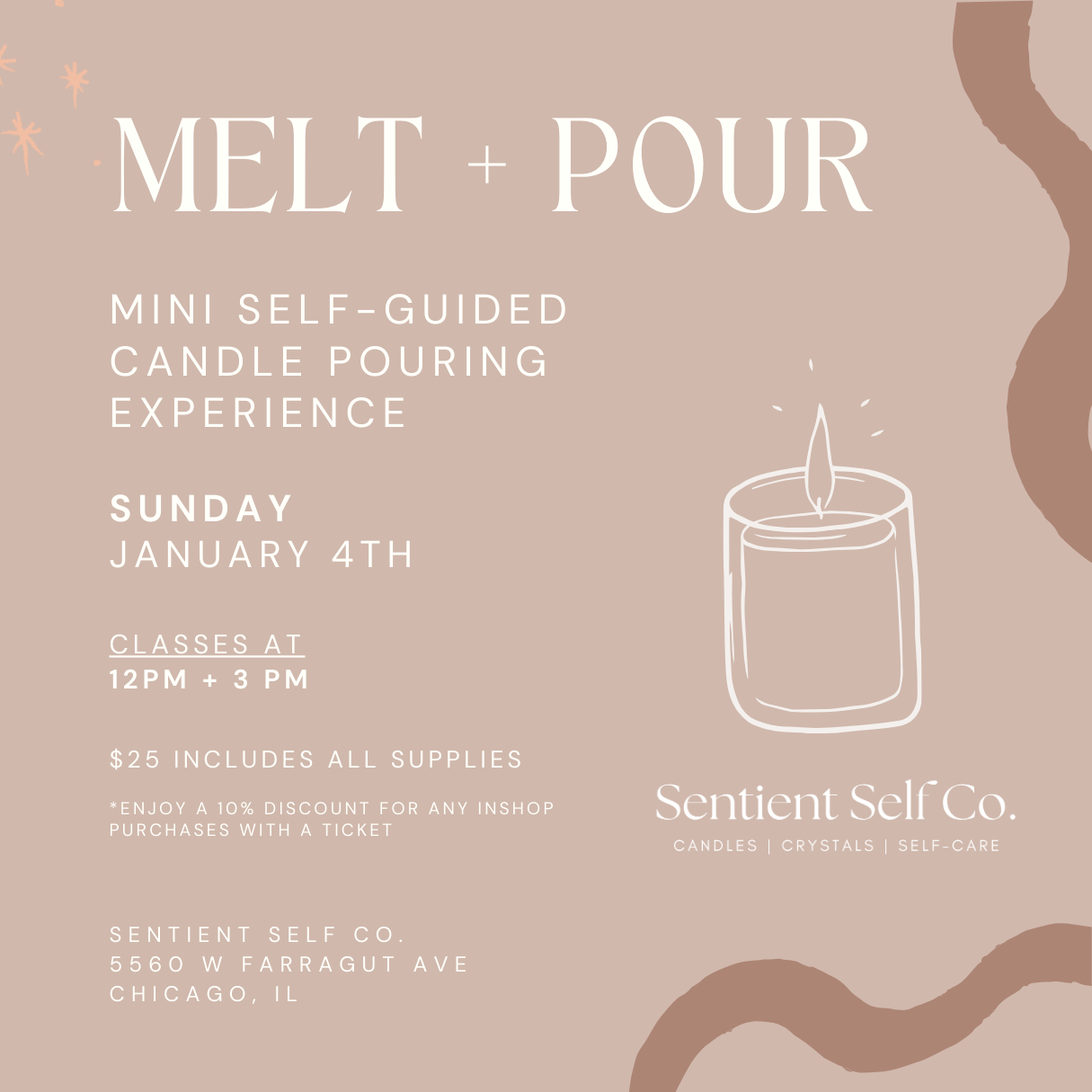 ✨ Mini New Year Intention Candle-Making Workshop - Set Your 2025 Energy ✨🕯️