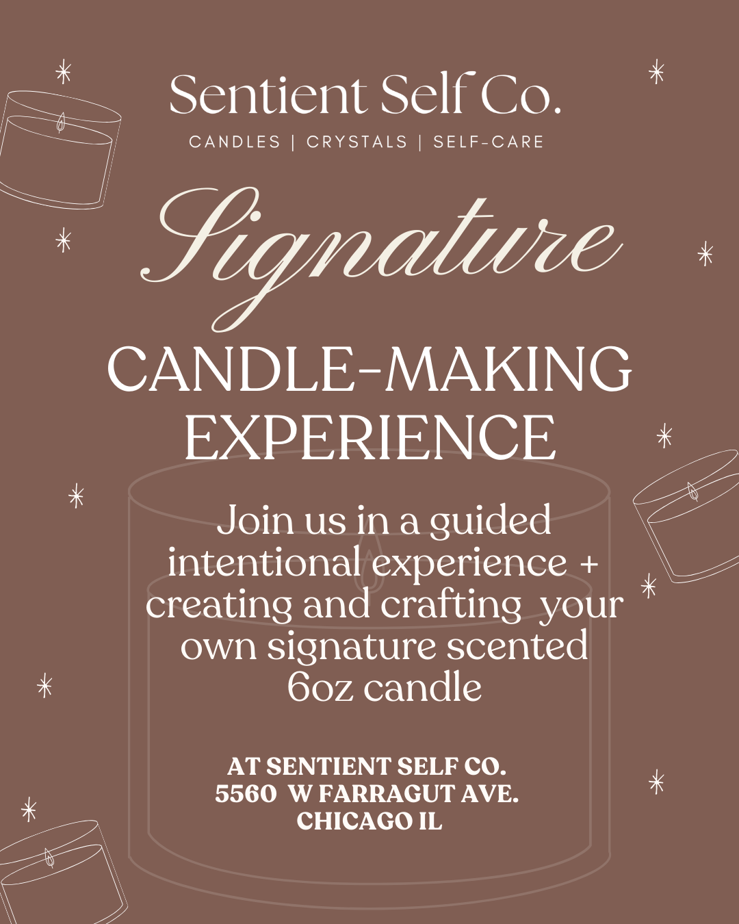 ✨ Signature Candle-Making Experience
